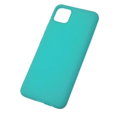 Чехол накладка SOFT TOUCH для Realme C11 2020, силикон, матовый, цвет бирюзовый