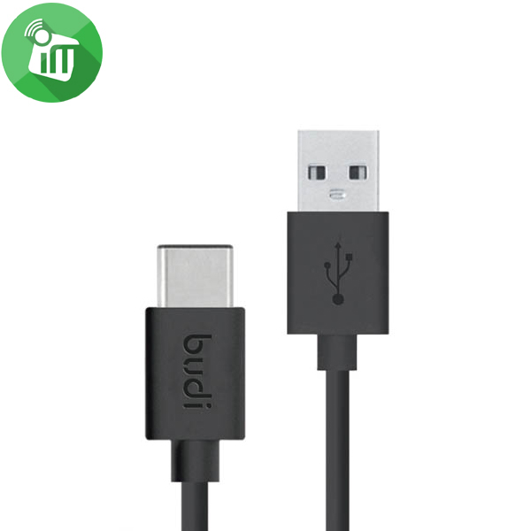 USB Дата-кабель "budi" для TYPE-C модель M8J150L-BLK цвет чёрный.