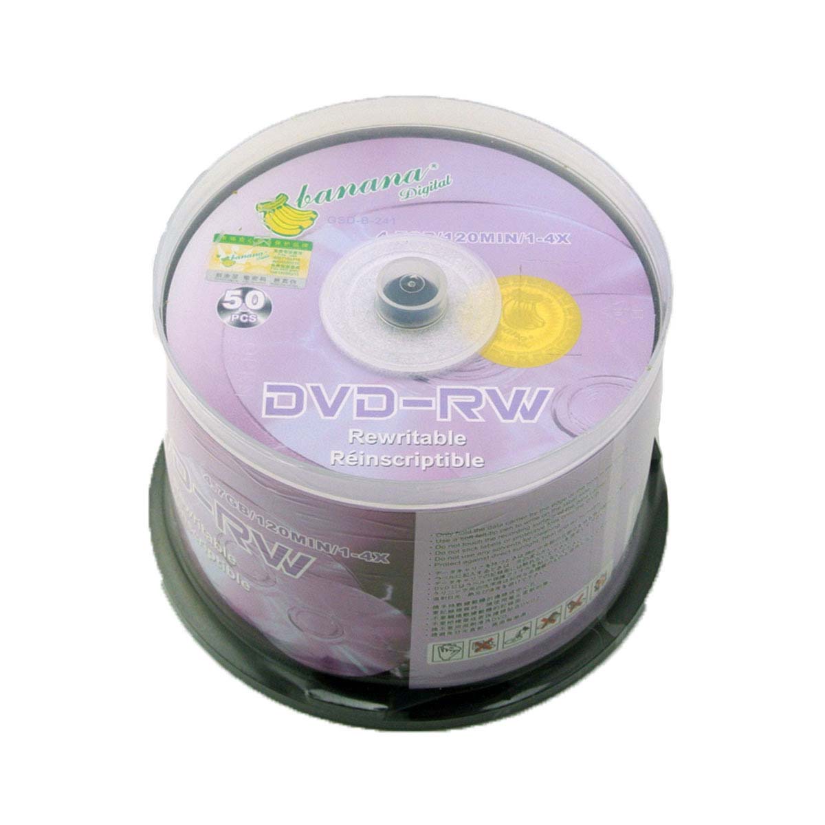Диск Banana Digital DVD-RW, 4.7Gb 120min, 1-4X