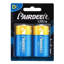 Батарейка PAIRDEER Ultra D LR20 BL2 Alkaline 1.5V