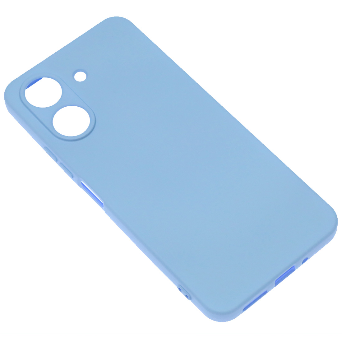 Чехол накладка NANO для XIAOMI Redmi 13C, XIAOMI POCO C65, защита камеры, силикон, бархат, цвет васильковый Чехол накладка NANO для XIAOMI Redmi 13C, XIAOMI POCO C65, защита камеры, силикон, бархат, цвет васильковый
