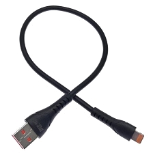 Кабель MRM G04 Lightning 8 pin, 3.1A, длина 30 см, цвет черный Кабель MRM G04 Lightning 8 pin, 3.1A, длина 30 см, цвет черный