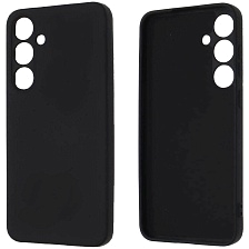 Чехол накладка NANO для SAMSUNG Galaxy S24 Plus, Galaxy S25 Plus, силикон, бархат, цвет черный