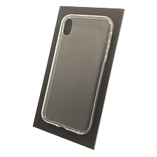 Чехол накладка TPU CASE для APPLE iPhone XR, силикон, цвет прозрачный
