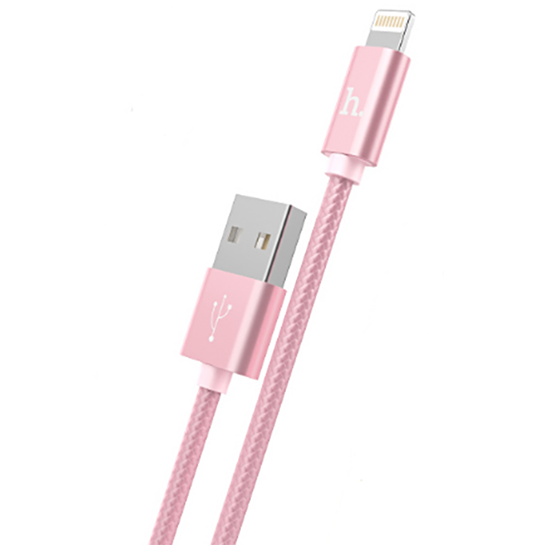 USB Дата-кабель ANKER Apple lightning 8 pin 1 метр цвет розовое золото + футляр.