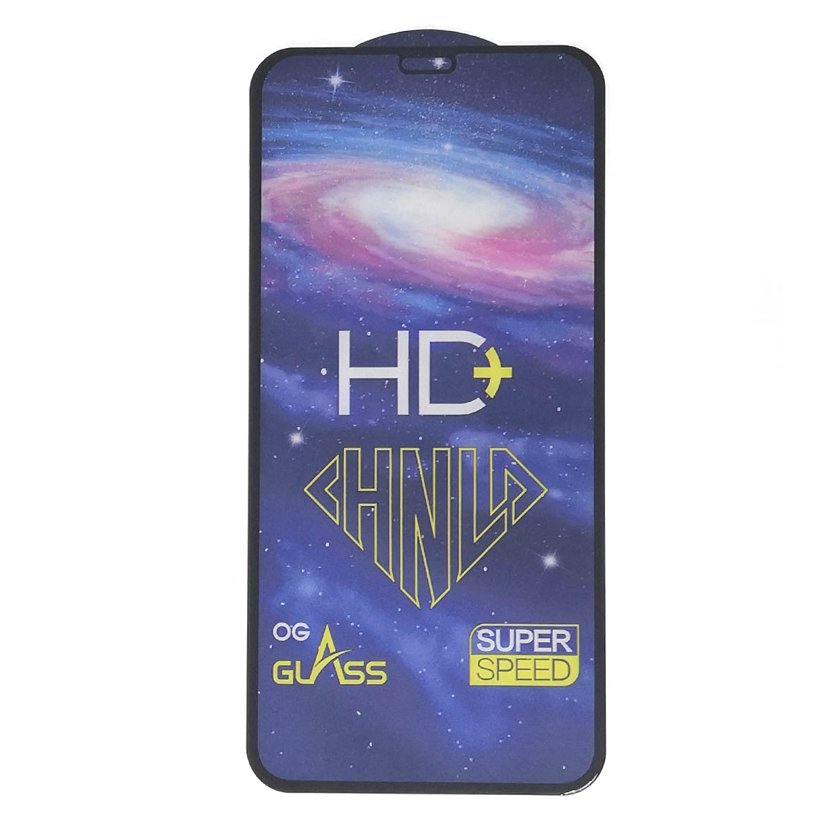 Защитное стекло HD+ SUPER SPEED для APPLE iPhone XR, iPhone 11, цвет окантовки черный