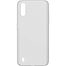 Чехол накладка для SAMSUNG Galaxy A01 (SM-A015), силикон, цвет прозрачный | РЕТРО 6