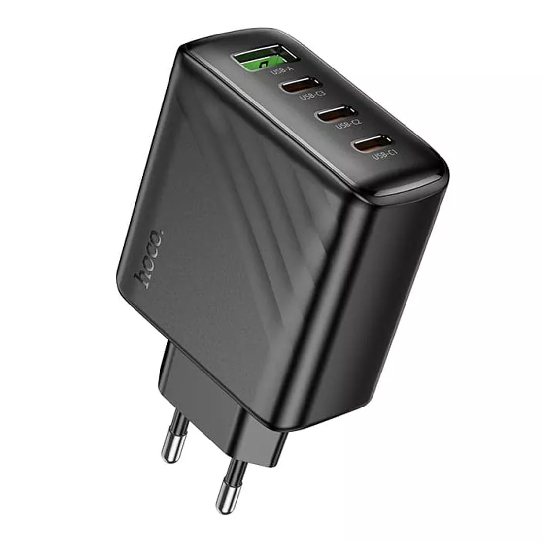 СЗУ (Сетевое зарядное устройство) HOCO CS27A Supply, 3 USB Type C, 1 USB A, PD67W, QC3.0 18W, цвет черный