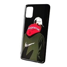 Чехол накладка для SAMSUNG Galaxy A51 (SM-A515), силикон, рисунок Suprime.