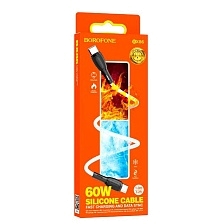 Кабель BOROFONE BX86 Advantage USB Type C на USB Type C, 60W, длина 1 метр, цвет белый