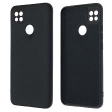 Чехол накладка NANO для XIAOMI Redmi 9C, Redmi 10A, силикон, бархат, цвет черный