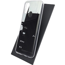 Чехол накладка Vinil для SAMSUNG Galaxy M31 (SM-M315), силикон, рисунок Мерседес