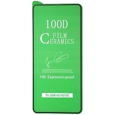 Защитное стекло 100D Ceramics для SAMSUNG Galaxy A51 (SM-A515F), A40s (SM-A405), Vivo V17, V17 Pro, X30, X30 Pro, IQOO 3, цвет окантовки черный