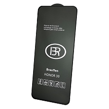 Защитное стекло 9H BR для HUAWEI Honor 30 (BMH-AN10), цвет окантовки черный Защитное стекло 9H BR для HUAWEI Honor 30 (BMH-AN10), цвет окантовки черный