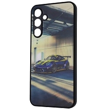Чехол накладка для SAMSUNG Galaxy A16, пластик, силикон, защита камеры, рисунок Порше Чехол накладка для SAMSUNG Galaxy A16, пластик, силикон, защита камеры, рисунок Порше