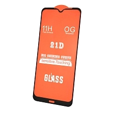 Защитное стекло 21D для XIAOMI Redmi Note 8T, цвет окантовки черный