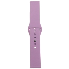Ремешок для смарт часов универсальный 20 мм для SAMSUNG, силикон, цвет сиреневый