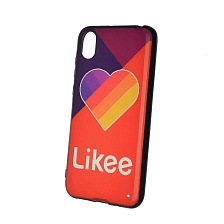 Чехол накладка для HUAWEI Honor 8S, Y5 2019, силикон, рисунок Likee Red.