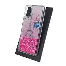 Чехол накладка TransFusion для SAMSUNG Galaxy A51 (SM-A515), силикон, переливашка, рисунок Париж.