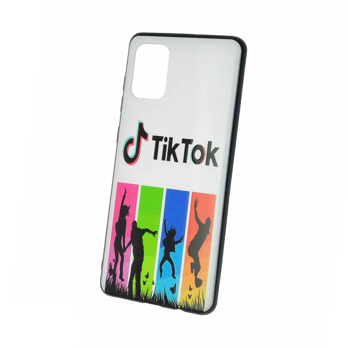 Чехол накладка для SAMSUNG Galaxy A71 (SM-A715), силикон, рисунок TikTok танцы.