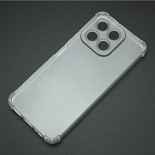 Чехол накладка для Honor X6b 4G, защита камеры, силикон, прозрачный