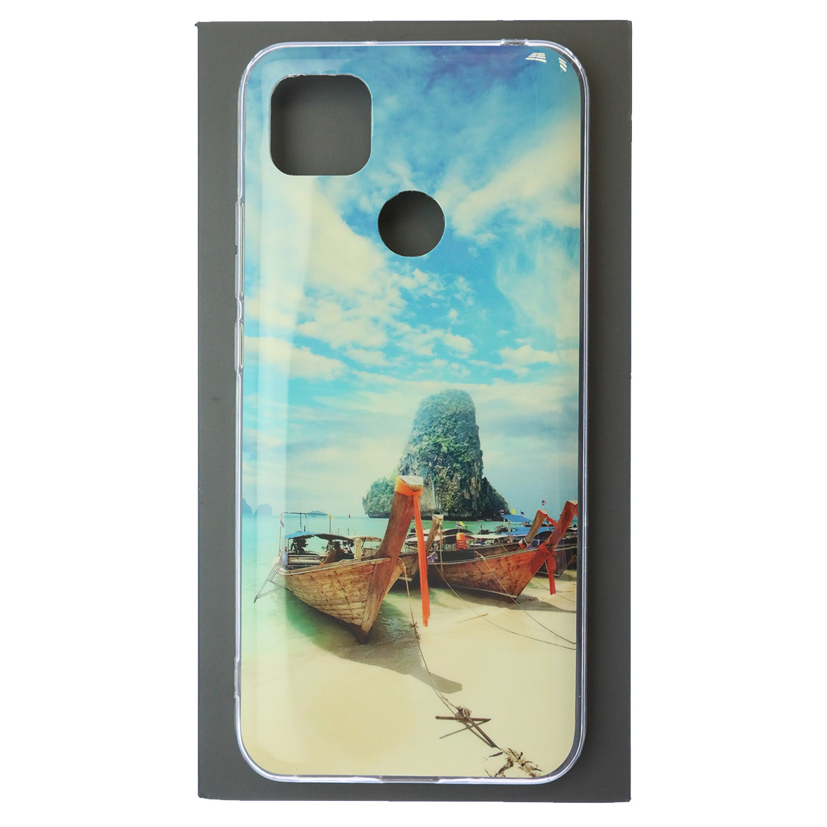 Чехол накладка для XIAOMI Redmi 9C, Redmi 10A, силикон, глянцевый, рисунок Пляж
