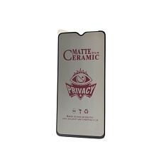 Защитное стекло Ceramic, Антишпион для XIAOMI Poco M3, Redmi 9T, Redmi 9, матовое, цвет окантовки черный Защитное стекло Ceramic, Антишпион для XIAOMI Poco M3, Redmi 9T, Redmi 9, матовое, цвет окантовки черный