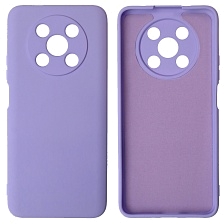 Чехол накладка NANO для HUAWEI Nova Y90, силикон, бархат, цвет сиреневый