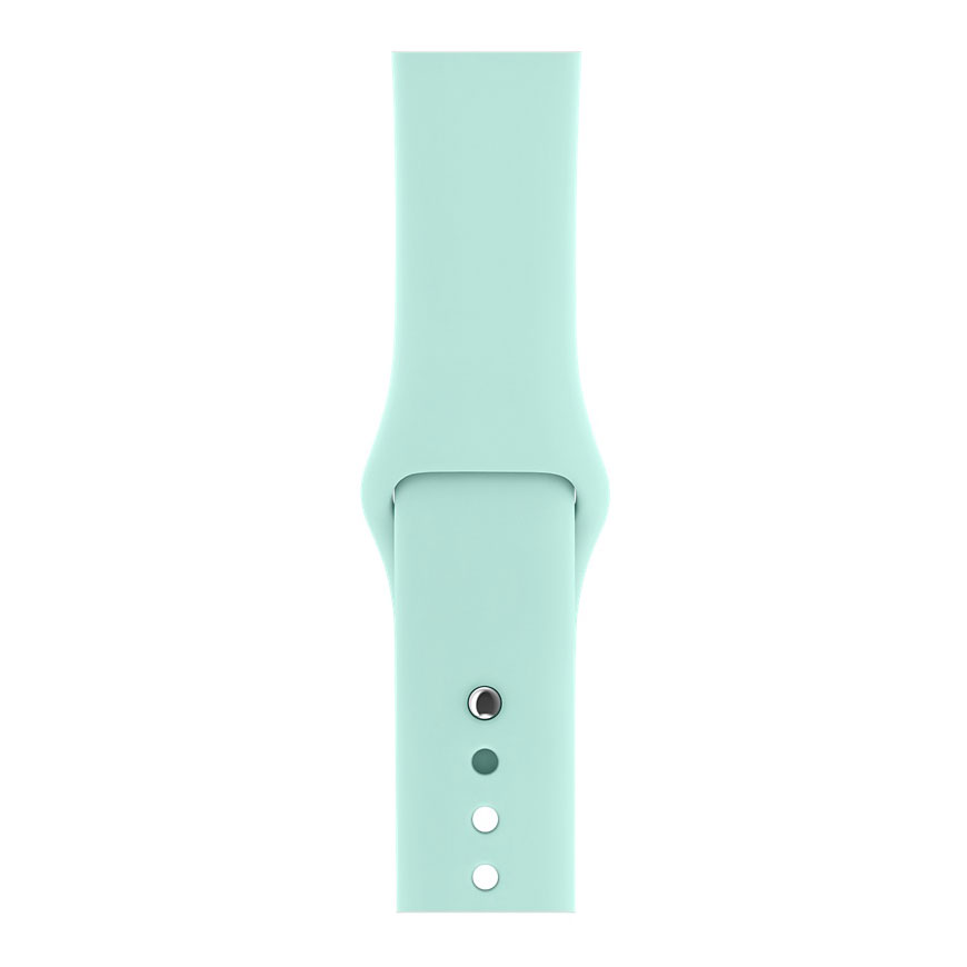 Ремешок для Apple Watch спортивный "Sport", размер 42-44 mm, цвет морской зеленый