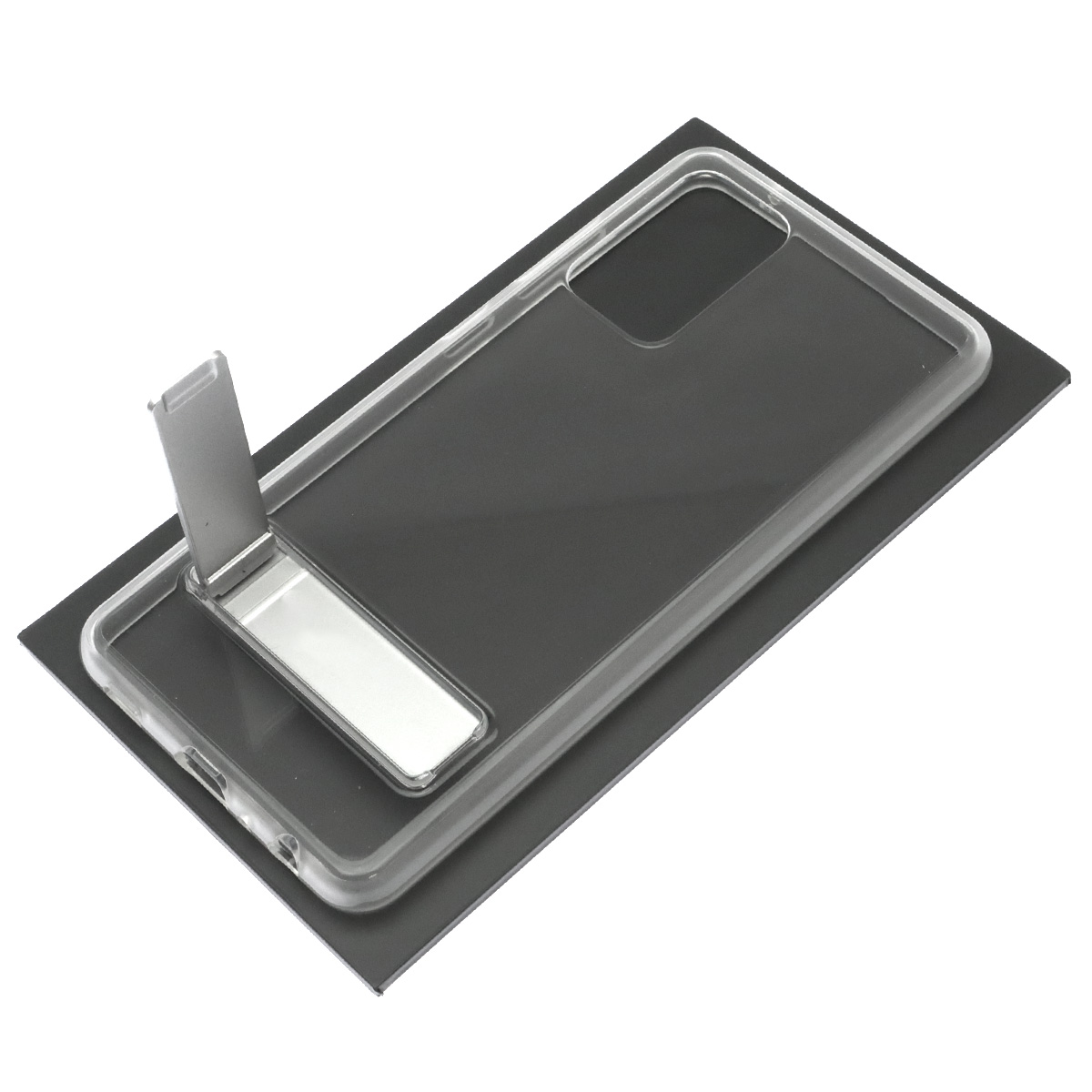 Чехол накладка Clear Standing Cover, для SAMSUNG Galaxy A72 (SM-A725F), с подставкой, цвет прозрачный