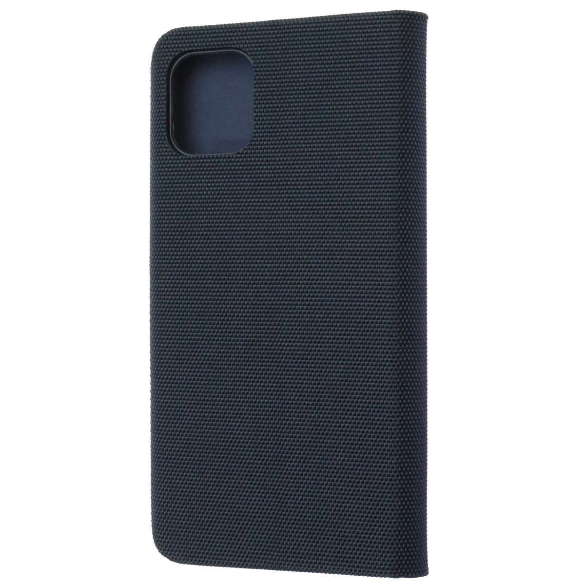 Чехол книжка MESH для APPLE iPhone 11 (6.1), текстиль, силикон, бархат, визитница, цвет темно синий