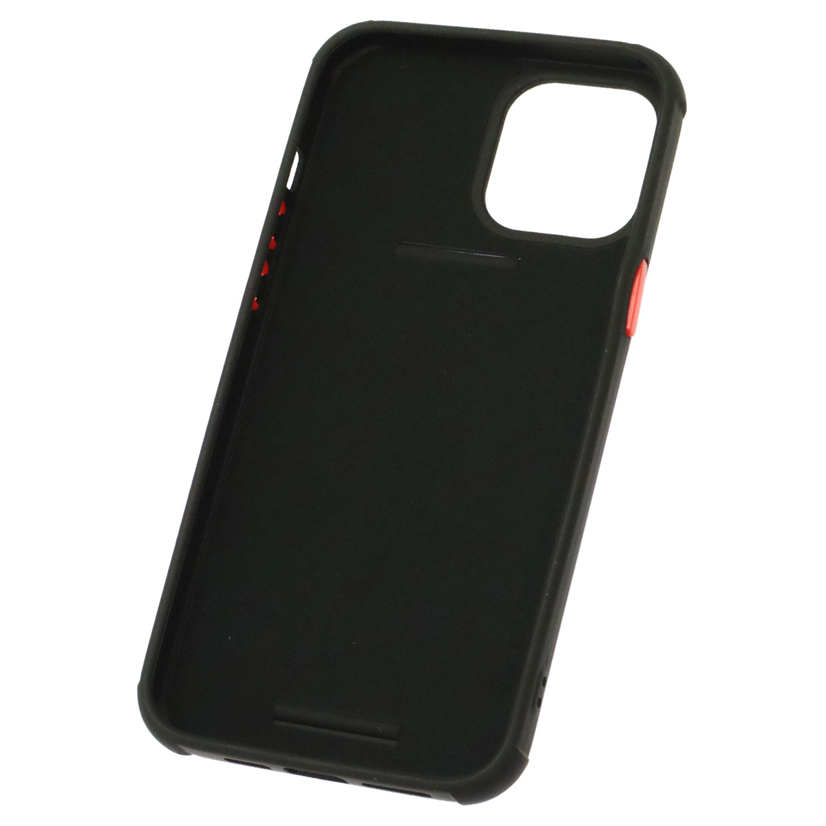 Чехол накладка LADDER NANO для APPLE iPhone 12 PRO MAX (6.7), силикон, держатель, цвет черный