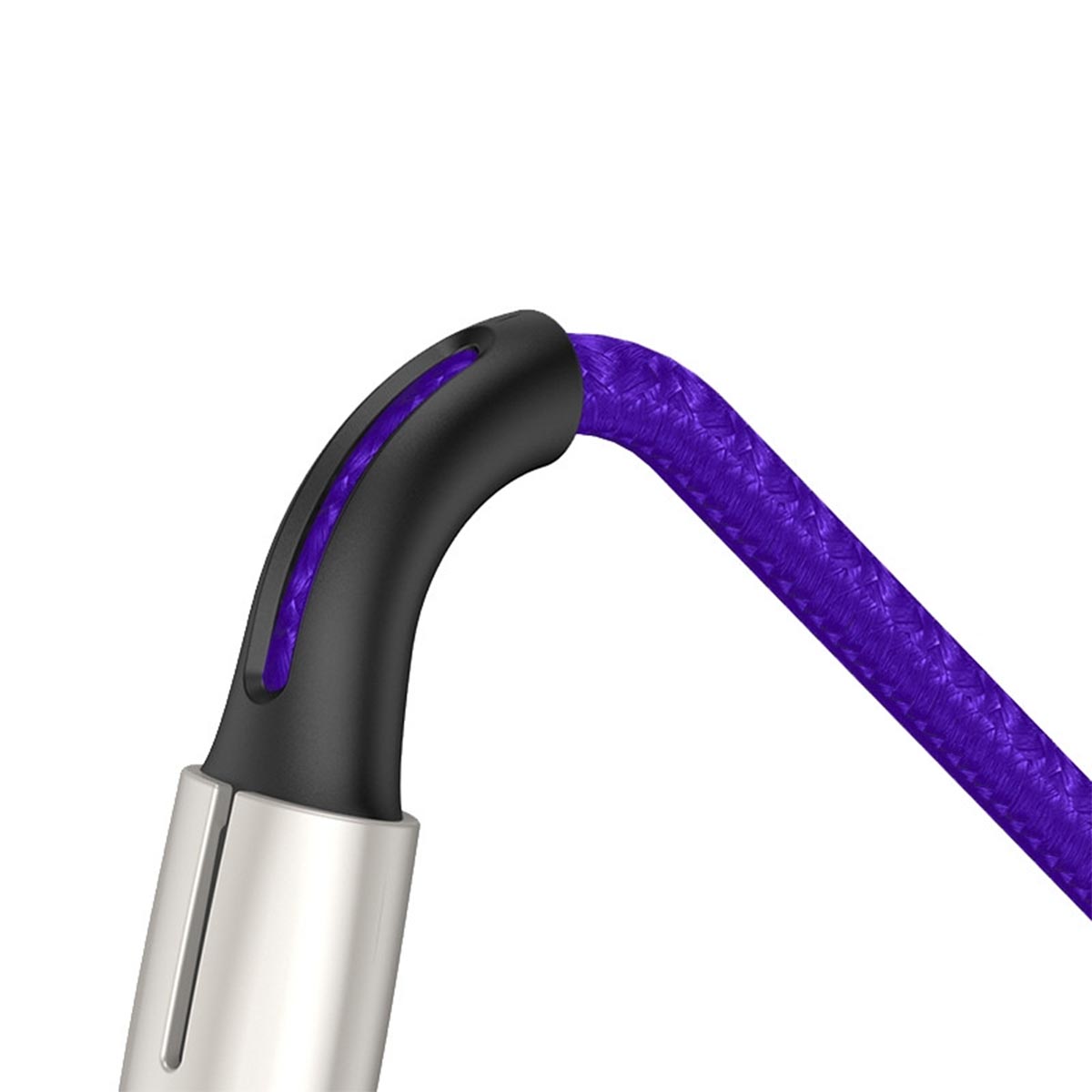 Кабель Micro USB BASEUS CAMRD-B05 Waterdrop, 4A, длина 1 метр, нейлоновое армирование, цвет фиолетовый