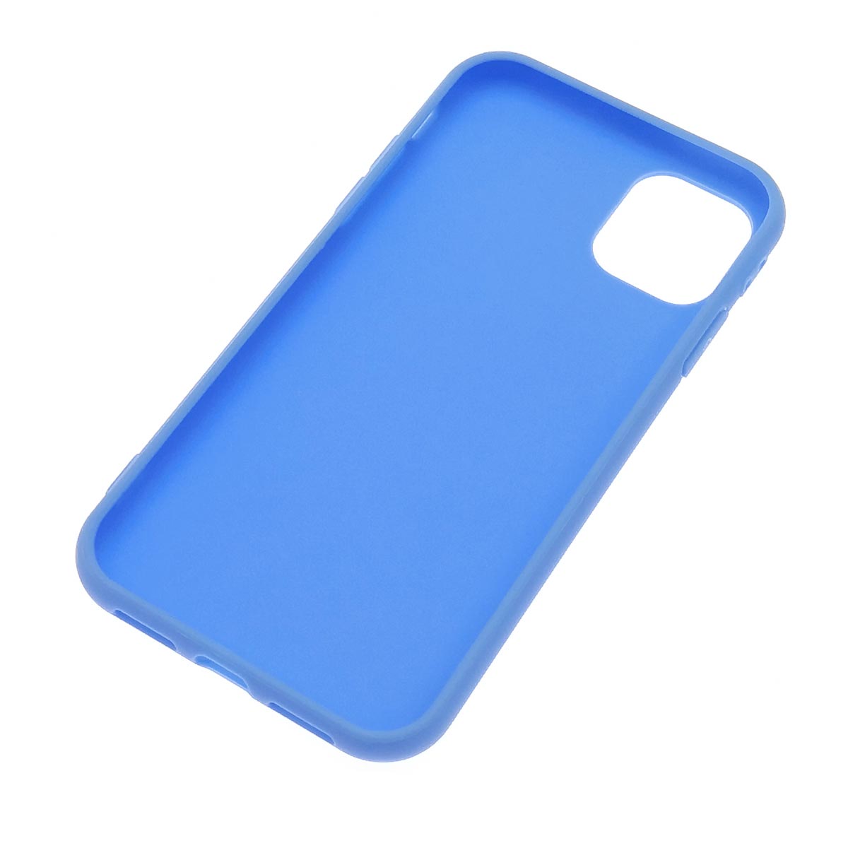 Чехол накладка для APPLE iPhone 11, силикон, матовый, цвет васильковый