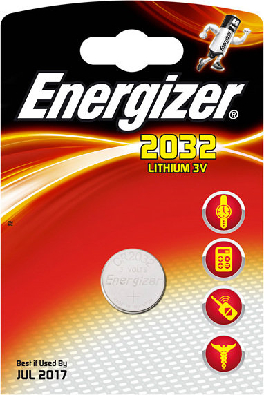 Батарейка ENERGIZER CR2032 BL1 Lithium 3V