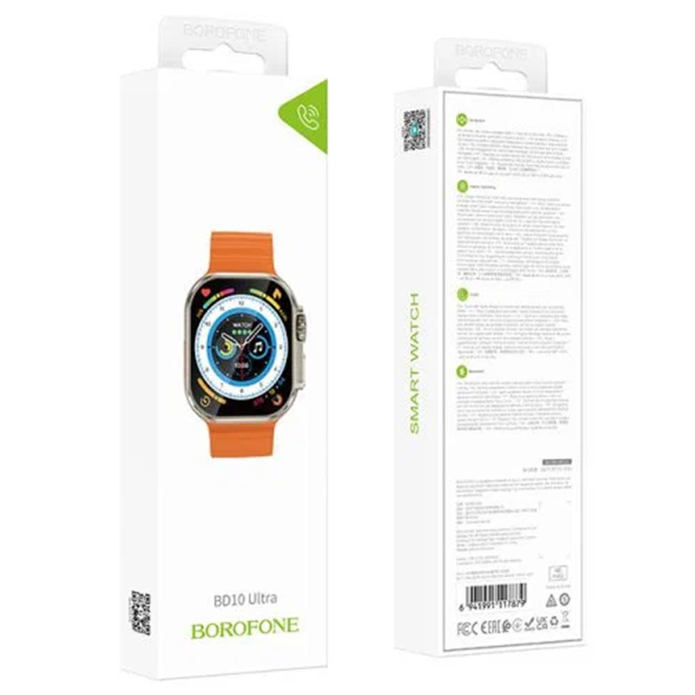 Смарт часы BOROFONE BD10 Ultra smart sports watch (call version), цвет золотистый