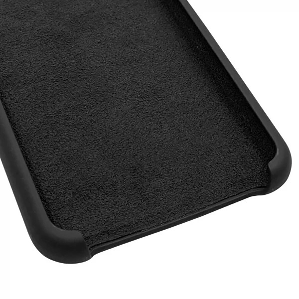 Чехол накладка Silicon Cover для HUAWEI Honor Y5, Honor 8S, силикон, бархат, цвет черный.