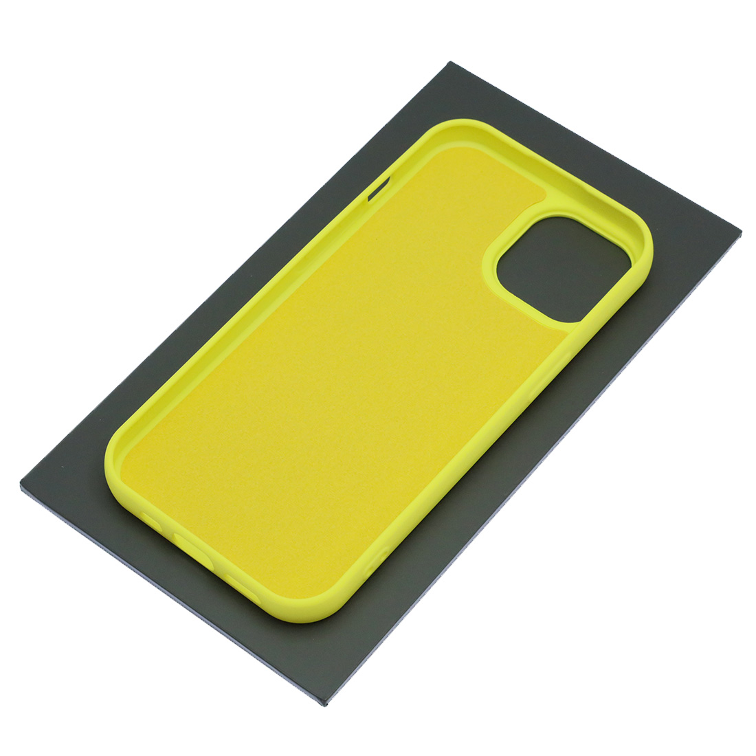 Чехол накладка Silicon Case для APPLE iPhone 15 (6.1"), силикон, бархат, цвет желтый