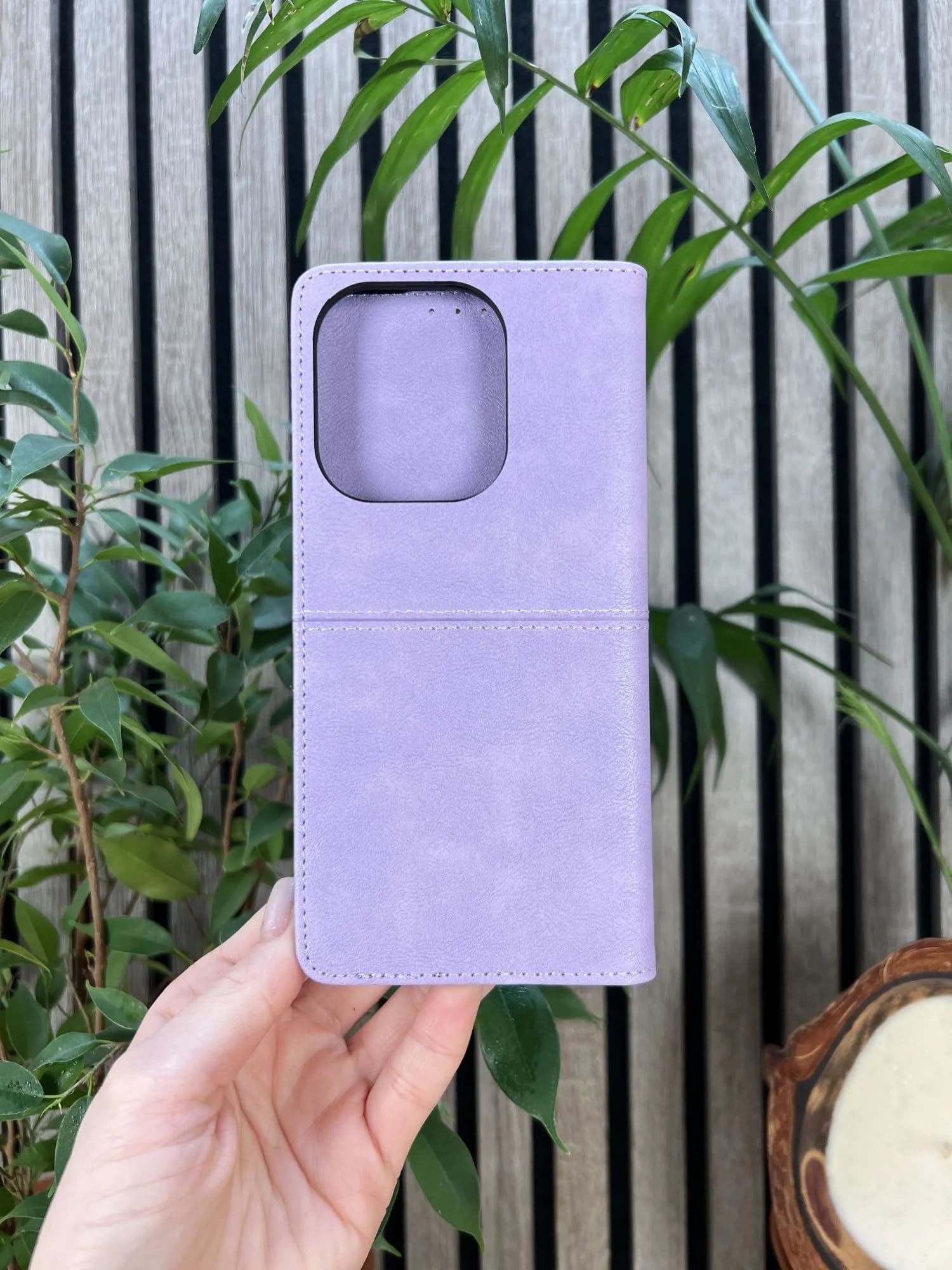 Чехол книжка для OPPO A3 4G, OPPO A3X 4G, экокожа, визитница, цвет сиреневый