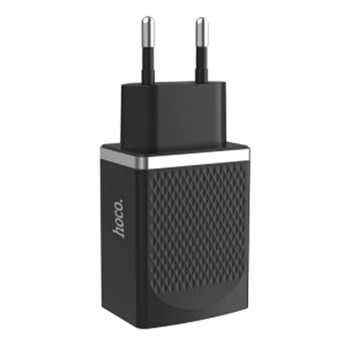 СЗУ (сетевое зарядное устройство) HOCO C43A Vast power, 2*USB разъема, 2.4A цвет черный