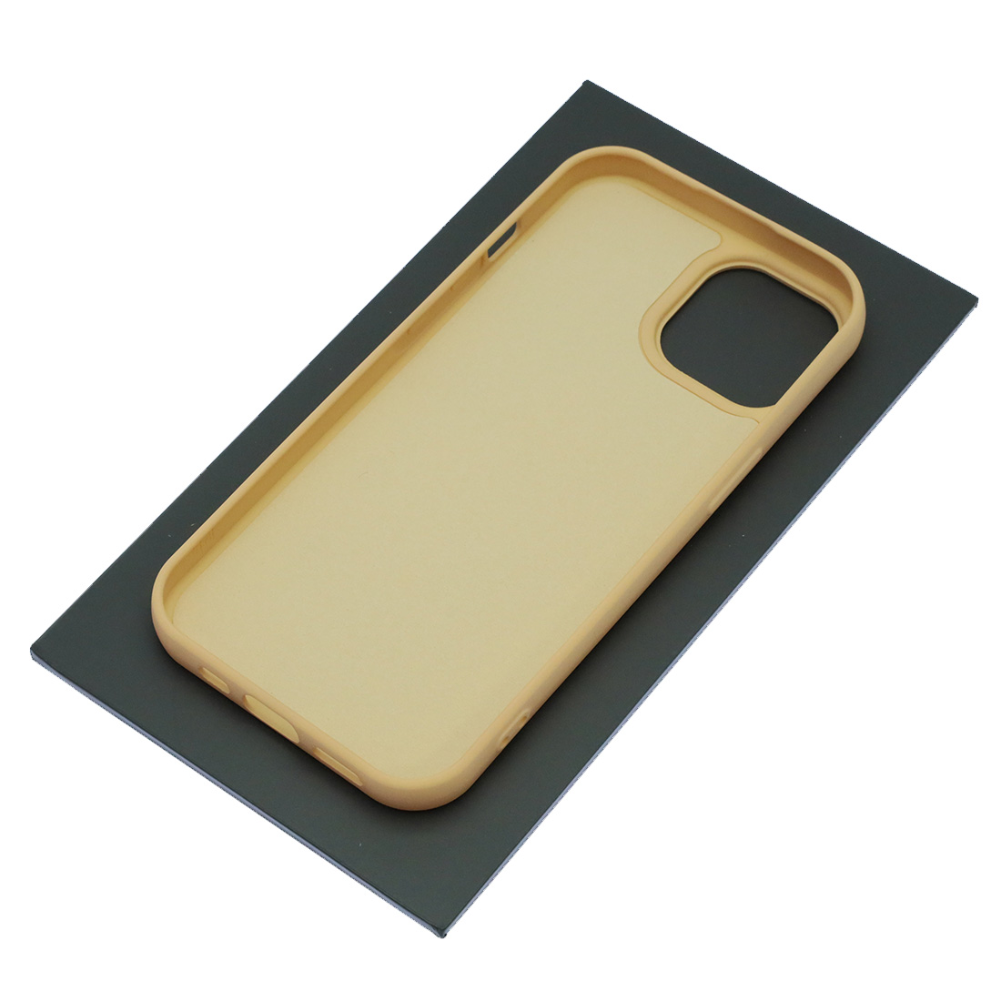 Чехол накладка Silicon Case для APPLE iPhone 15 (6.1"), силикон, бархат, цвет молочный