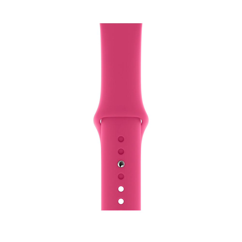 Ремешок для Apple Watch спортивный "Sport", размер 42-44 mm, цвет пурпурный.