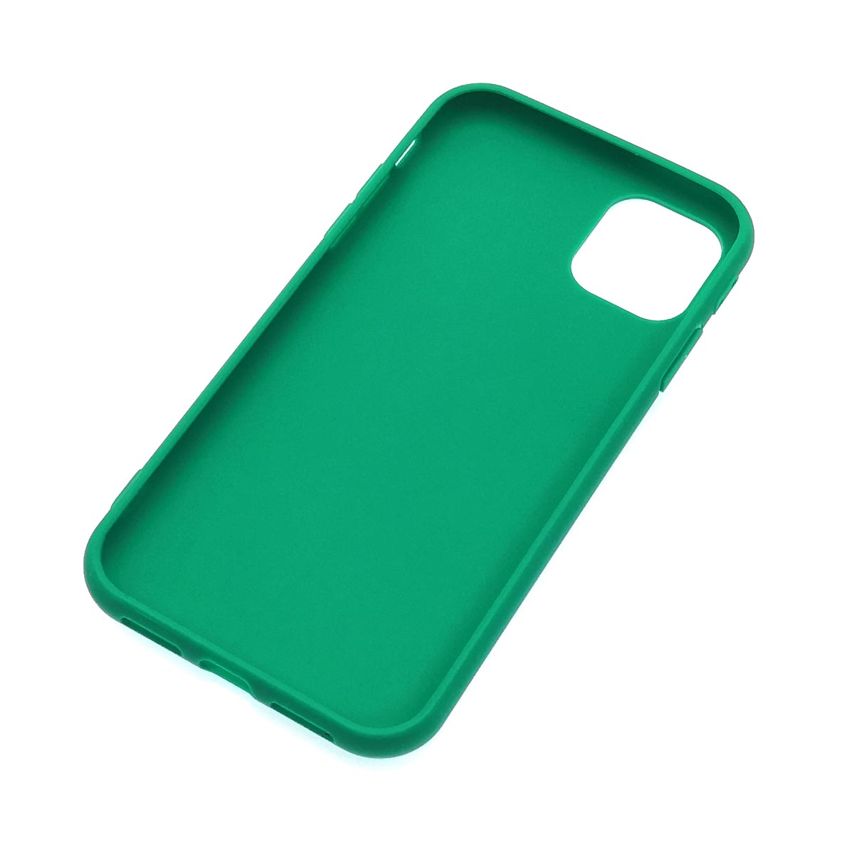 Чехол накладка для APPLE iPhone 11, силикон, матовый, цвет зеленый