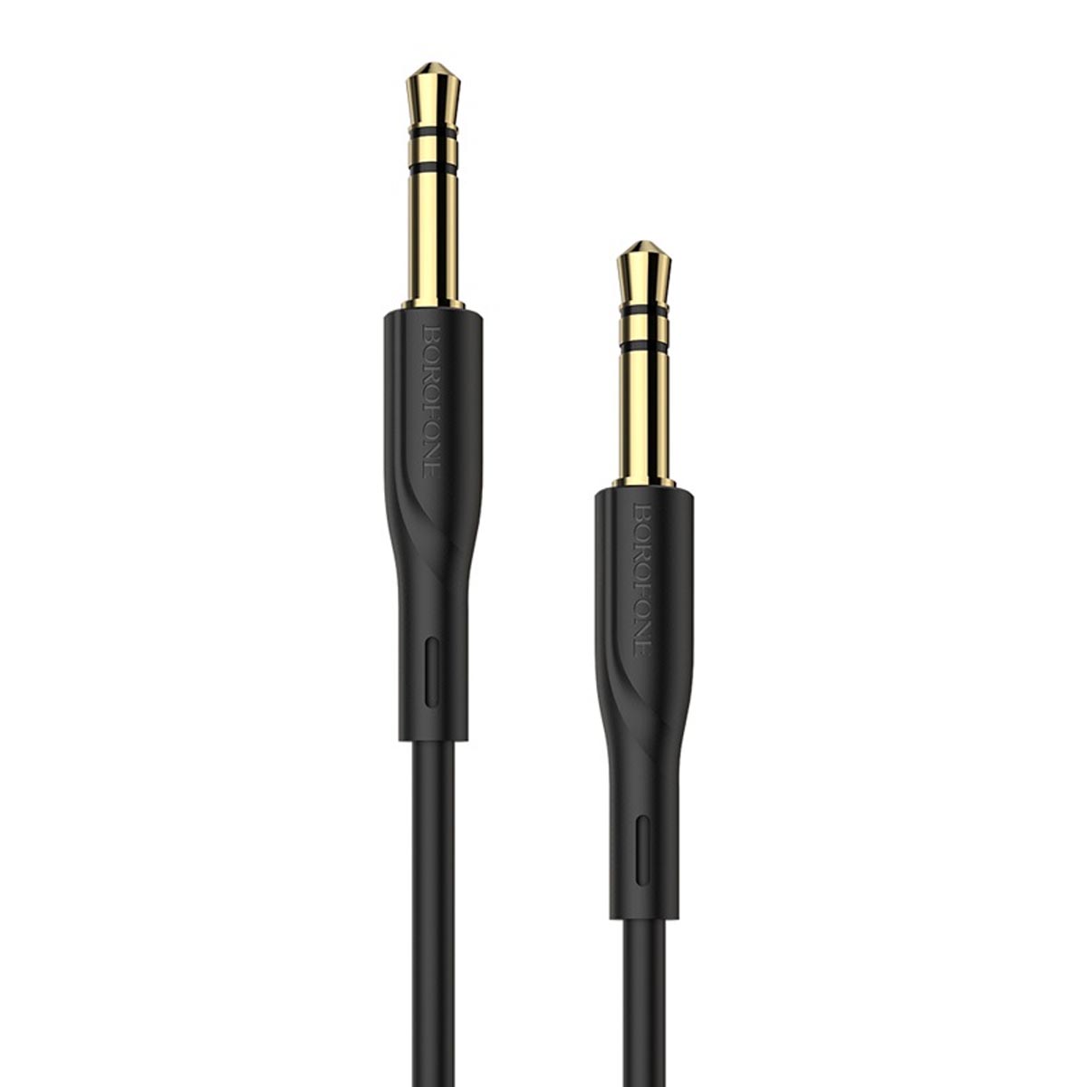 Аудио кабель AUX BOROFONE BL1 Audiolink 3.5мм jack на 3.5мм jack, длина 1 метр, цвет черный