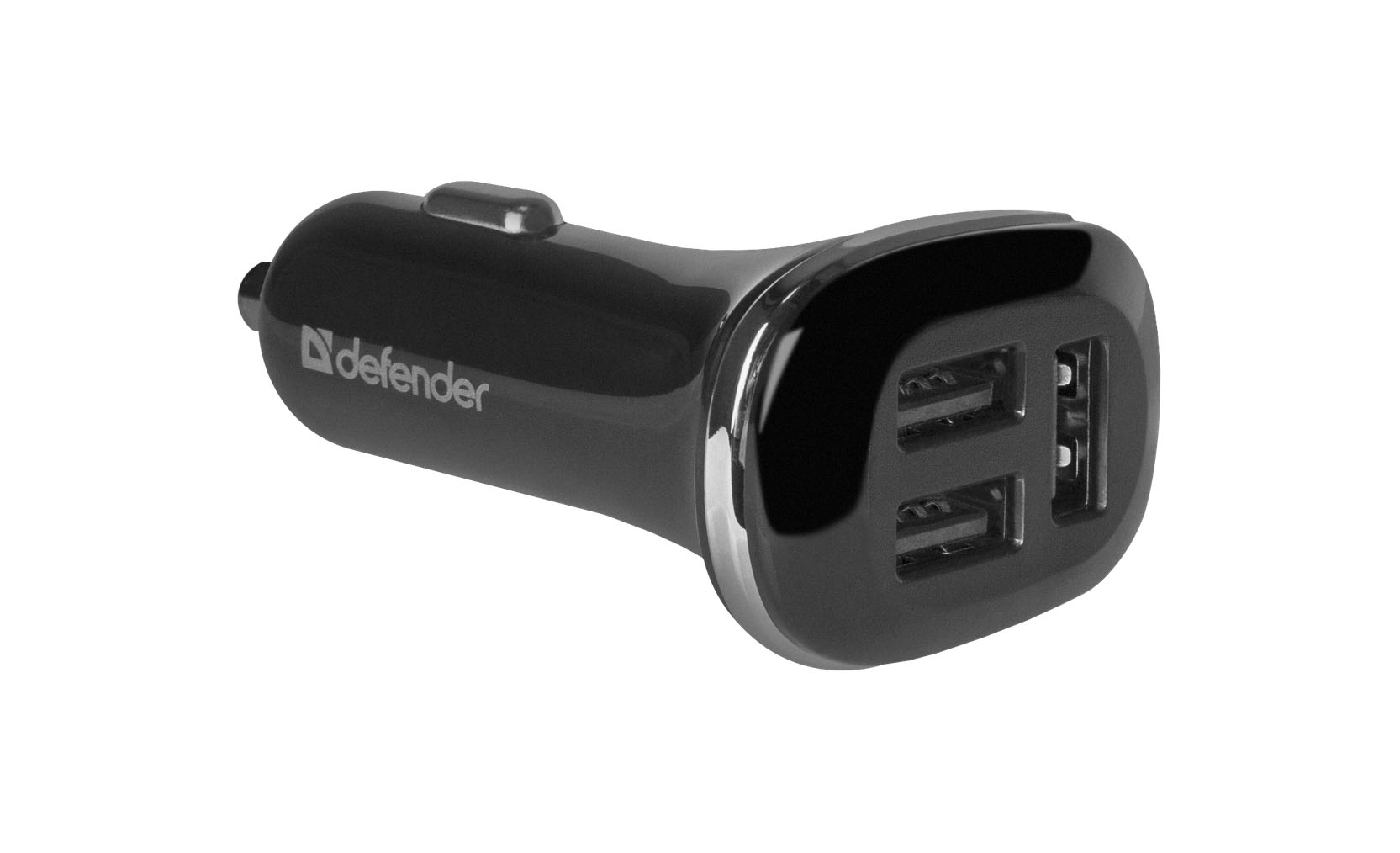 Автомобильный адаптер Defender UCA-50 3 порта USB, 5V / 4.8 A, цвет чёрный.