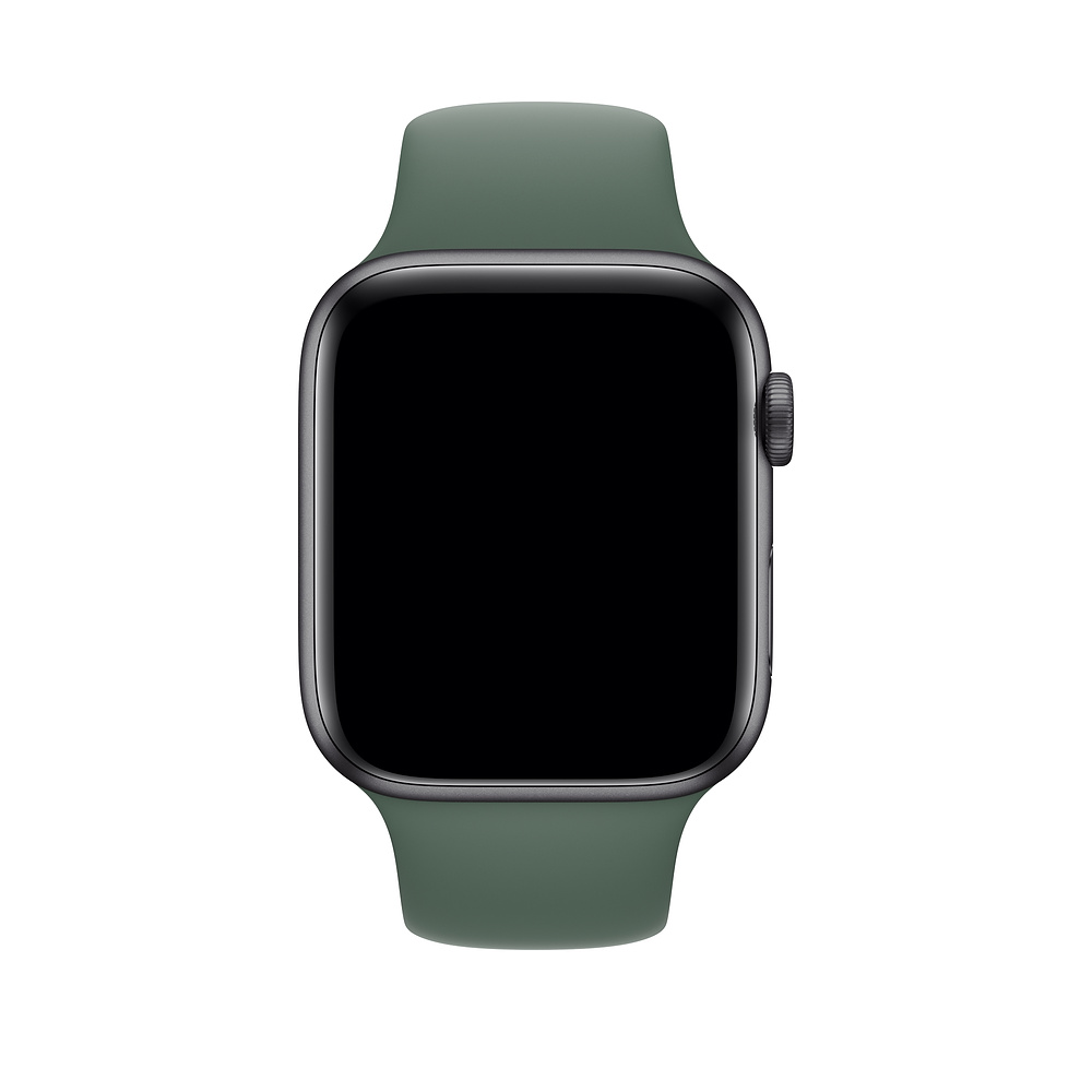 Ремешок для Apple Watch спортивный "Sport", размер 38-40 mm, цвет сосновый лес.