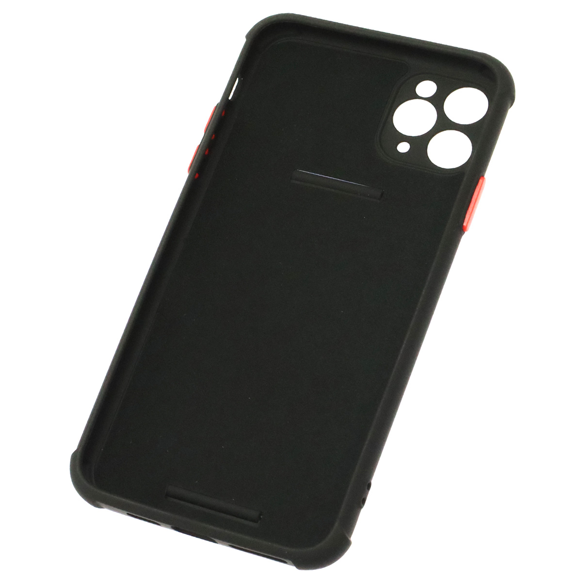 Чехол накладка LADDER NANO для APPLE iPhone 11 PRO MAX, силикон, держатель, цвет черный