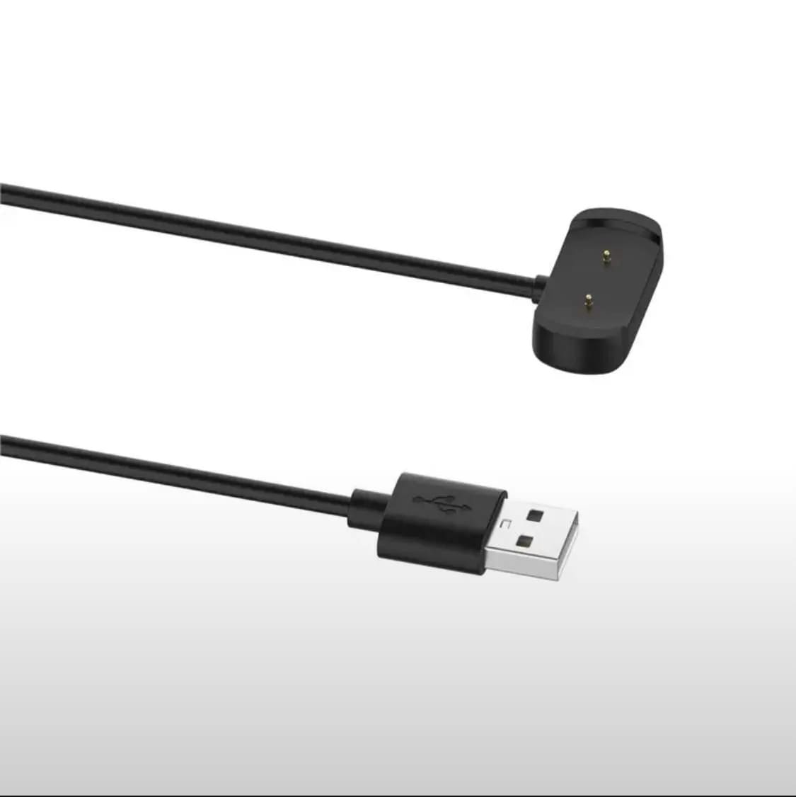 Зарядный кабель смарт-часов для XIAOMI Amazfit GTS4 Mini, Bip 5, Bip3 Pro, GTR2 T-Rex Pro, GTR 2e, цвет черный
