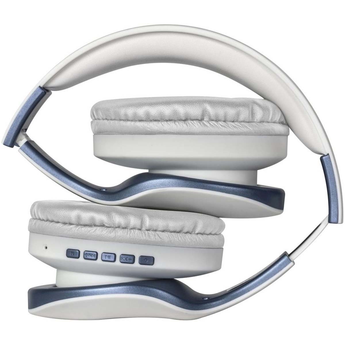 Гарнитура (наушники с микрофоном) беспроводная, полноразмерная, DEFENDER FreeMotion B525, цвет бело синий