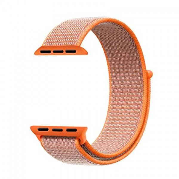 Ремешок для часов Apple Watch (42-44 мм), нейлон, цвет Spicy Orange (4).